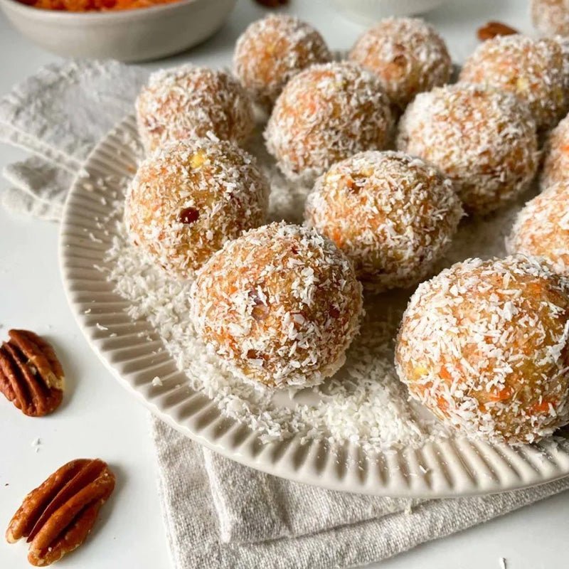 Powerballs with carrot pomace