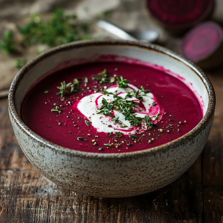 Cremige Rote-Bete-Suppe