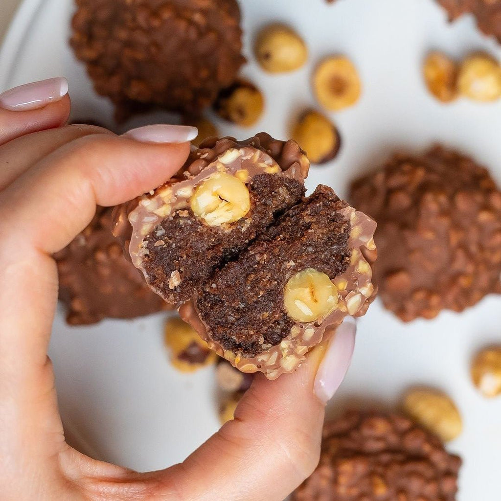 Chocolate balls (gluten-free, sugar-free)
