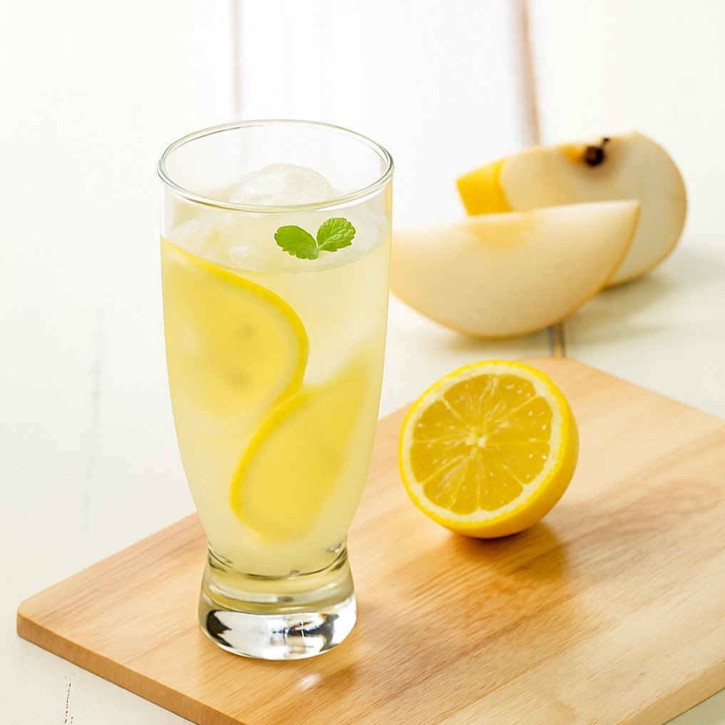 Sommer-Saft mit Melone & Birne