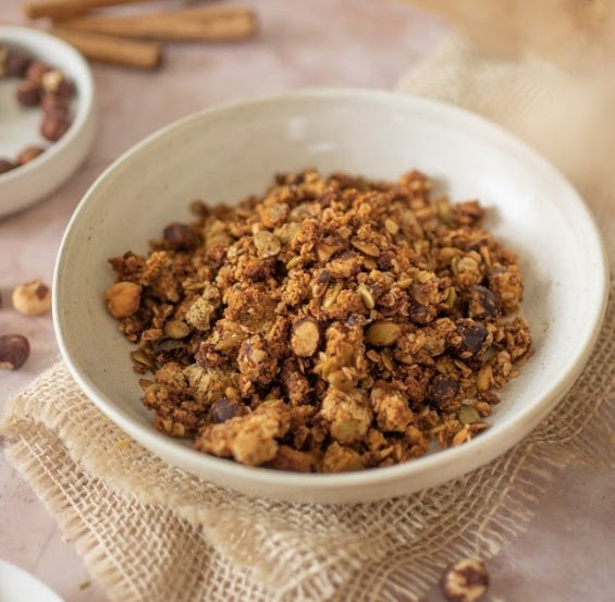 Super healthy salted caramel granola