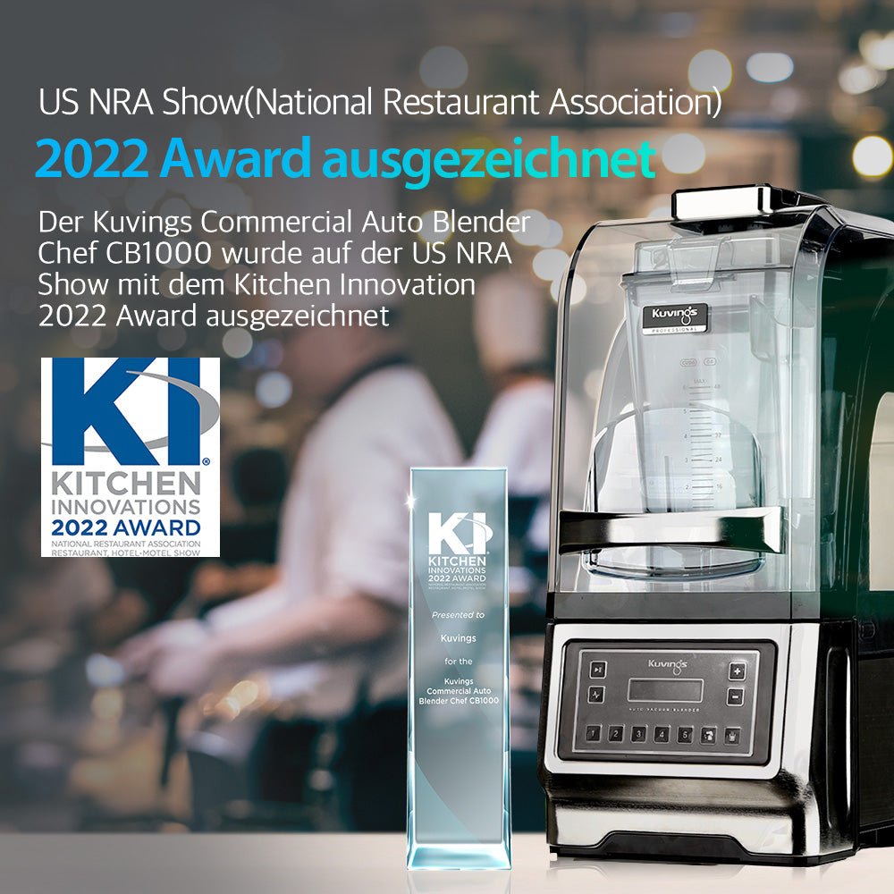 [ US NRA Show ] CB1000 mit dem Kitchen Innovation 2022 Award ausgezeichnet - Kuvings Deutschland