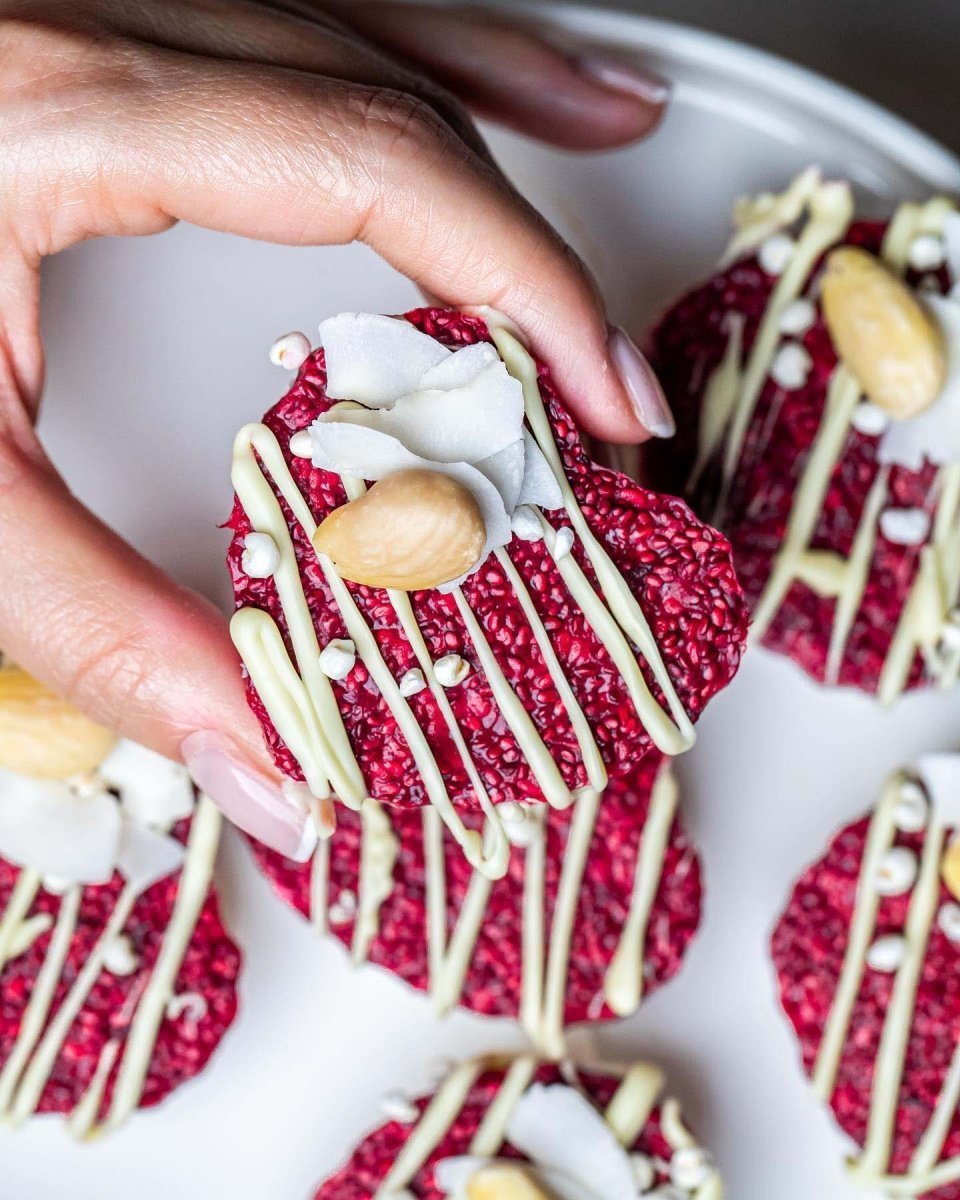 Vegane Himbeer Gummis zum Valentinstag - Kuvings Deutschland