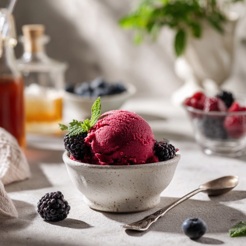 Weekend-Vibes mit Berry-Sorbet
