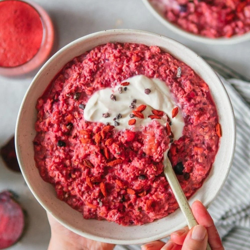 Zero Waste Beetroot - Orange Porridge and Juice