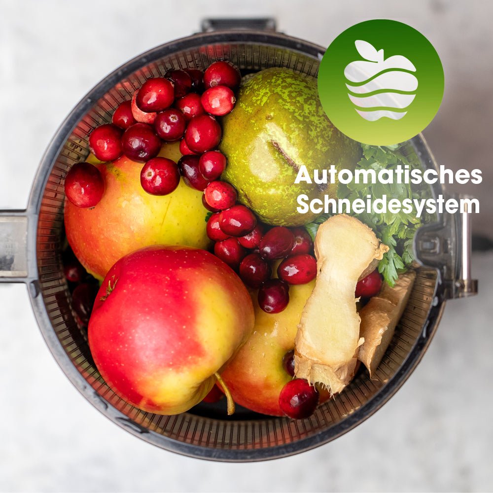 AUTO10S HANDS - FREE SLOW JUICER - Kuvings Deutschland - Automatisches Schneidesystem