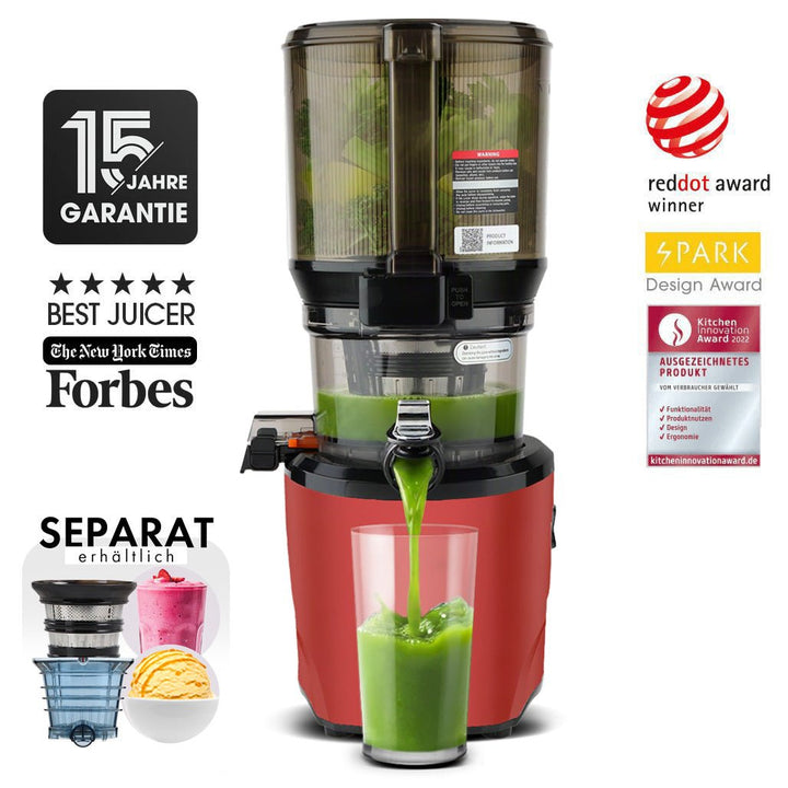 AUTO10S HANDS - FREE SLOW JUICER - Kuvings Deutschland - rot