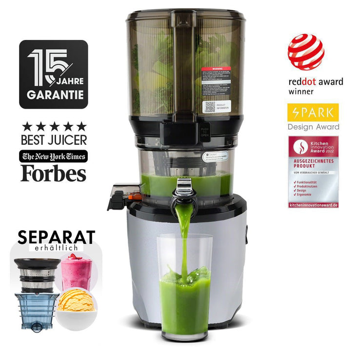 AUTO10S HANDS - FREE SLOW JUICER - Kuvings Deutschland - silber