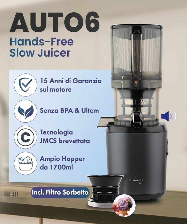 AUTO6 HANDS-FREE SLOW JUICER - Kuvings Deutschland